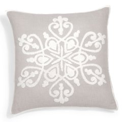 coussin flocon de neige - maisons du monde