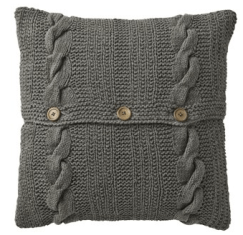 Housse de coussin tricoté - les 3 suisses
